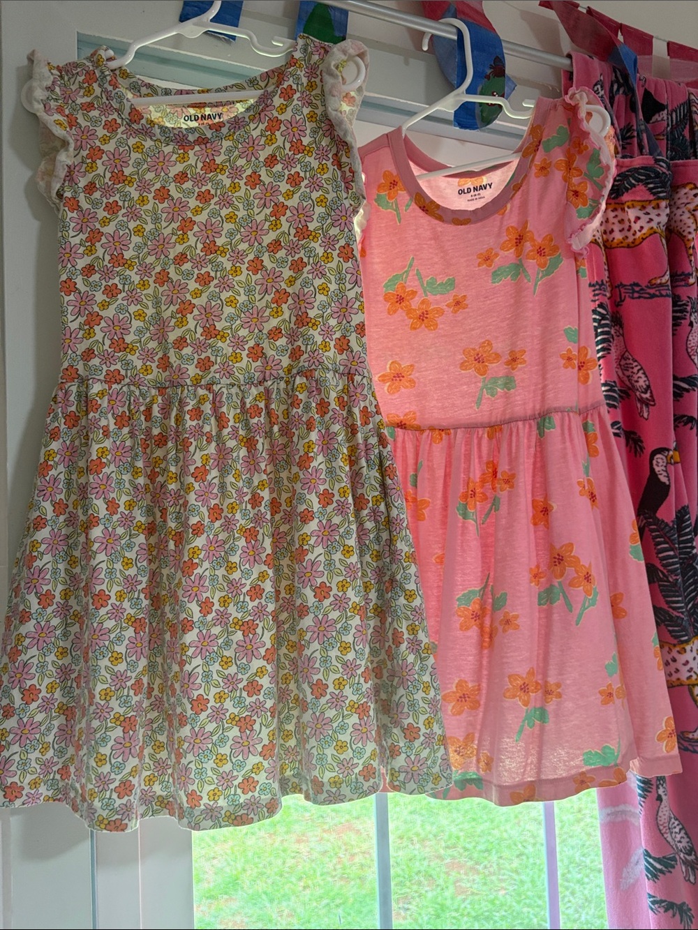 2 Old Navy Dress bundle Floral Short Sleeve Dress Set